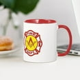 thumbnail image 4 of CafePress - Masonic Fire Department Mug - 11 oz Ceramic Mug - Novelty Coffee Tea Cup, 4 of 6