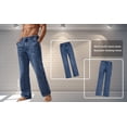 thumbnail image 5 of LONKITO Mens Jeans Related Fit, Casual Work Straigh Leg Jeans with Pockets Denim Pants, Blue Size S, 5 of 8