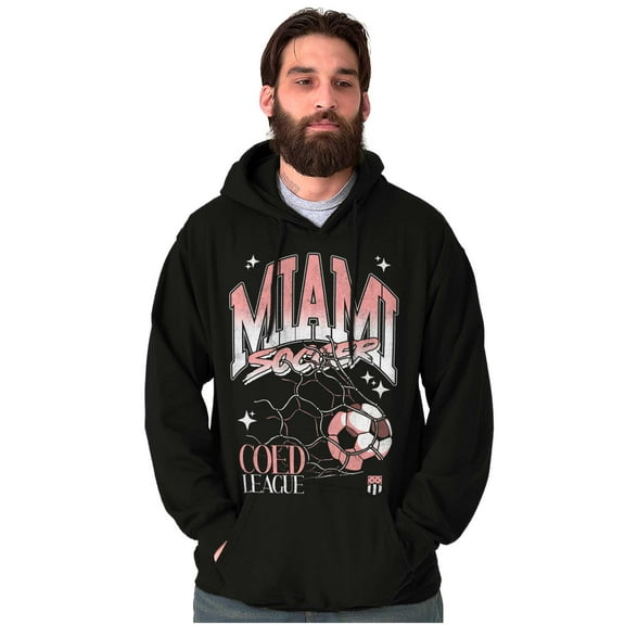 Miami Florida Coed Soccer League Goal Hoodie Sweatshirt Women Men Brisco Brands S