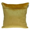 thumbnail image 6 of Parkland Collection Zoe Transitional Quilted Yellow Throw Pillow, 6 of 6