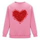 thumbnail image 5 of Ceisia Men's Regular-Fit Crew-Neck Double-Heart Hand-Drawn Printed Casual Sweatshirt Gift, 5 of 8