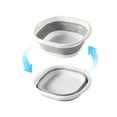 thumbnail image 5 of Bxaolu Collapsible Wash Basin - Portable Wash Bin for RV Camping Sink, Space-Saving Dish Tub for Fruit, Vegetable Washing (Grey), 5 of 7