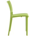 thumbnail image 3 of Modway Hipster Polypropylene Plastic Dining Side Chair, Green, Set of 2, 3 of 4