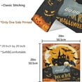 thumbnail image 3 of GZHJMY Halloween Creepy House Bats Pumpkin Cloth Napkins, Set of 1 20 x 20 Inch Soft & Comfortable Polyester Dinner Napkins Decor for House, Restaurant, Holiday, Parties, 3 of 5
