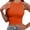 Orange, variant on Sports Bras for Women Removable Padded Athletic Yoga Running Crop Tops Sleeveless Gym Workout Tops Light Gray Size S