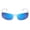 Matte White | Ice Blue Mirror, variant on Xagger Polarized Wrap Around Sunglasses for Men Women Sports Driving Fishing Anti-Glare UV400 Sun Glasses