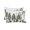 White Forest Green, variant on Waterproof Outdoor Throw Pillows with Inserts 12"x20", Green Forests Tree Soft Decorative Pillowcases for Couch Bedroom, Pine Maple Trees Nature Pure Color Pillow Covers for Sofa Living Room