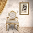 thumbnail image 3 of Urban, Mary 11x14 Gold Ornate Wood Framed with Double Matting Museum Art Print Titled - Type Abstraction I, 3 of 4