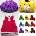 thumbnail image 3 of JilgTeok 5 Packs Hand Knitting Yarn for Crochet & Sweaters, Soft Mink Velvet Coral Yarn, 50g 3mm DIY Yarn for Beginners Handmade Hats Scarves Blankets, 3 of 3