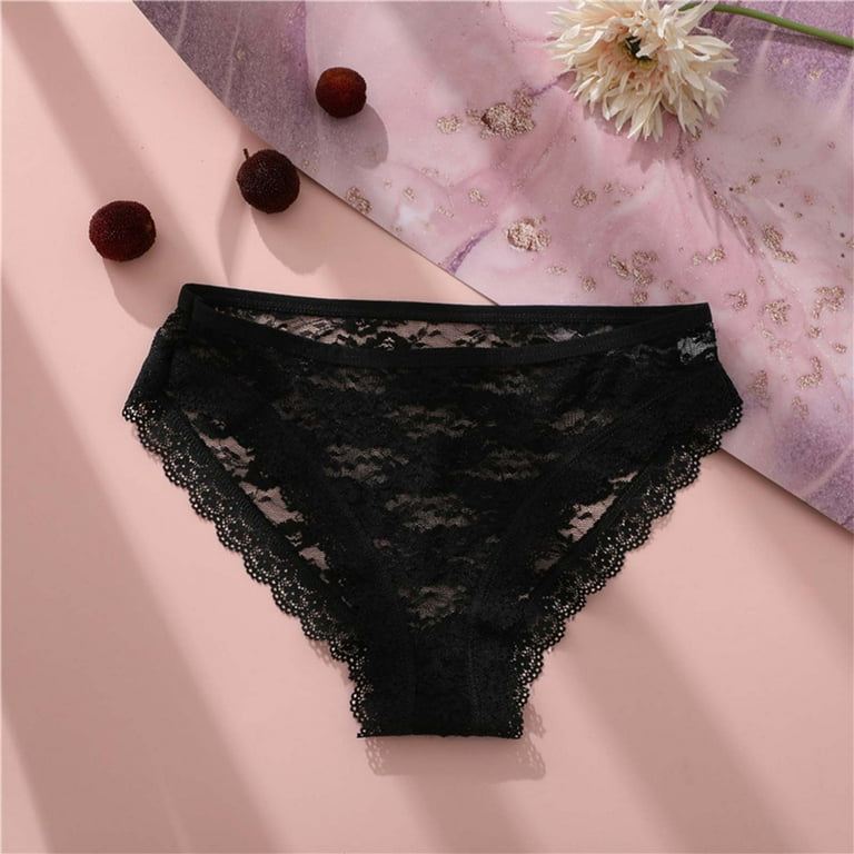 1Pc Women's Lace Underwear, Summer Antibacterial And Seamless Breathable  Panties, High Waist