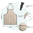 thumbnail image 7 of Beige Christmas Decoration Pattern Kids Aprons for Girls and Boys,Adjustable Neck Strap Toddler Aprons for Kids Cooking Baking, 7 of 7