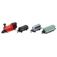 thumbnail image 4 of Alloy SteamModel Toy Pull Back Locomotive with 3 Carriages, Easy to Carry, for Kids, 4 of 7