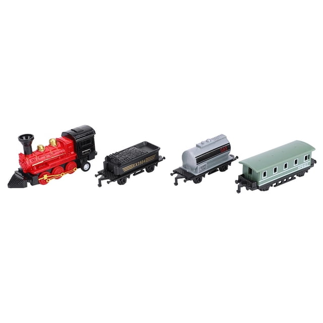 Tren Clásico, Juguetes De Tren Extraíbles Duraderos, Regalo De Navidad Para Niños Y Niñas