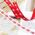 thumbnail image 4 of CSChome DIY Ribbon Love Heart Ribbon – Non fading Elegant Pattern DIY Festival Decoration (10mm), 4 of 7