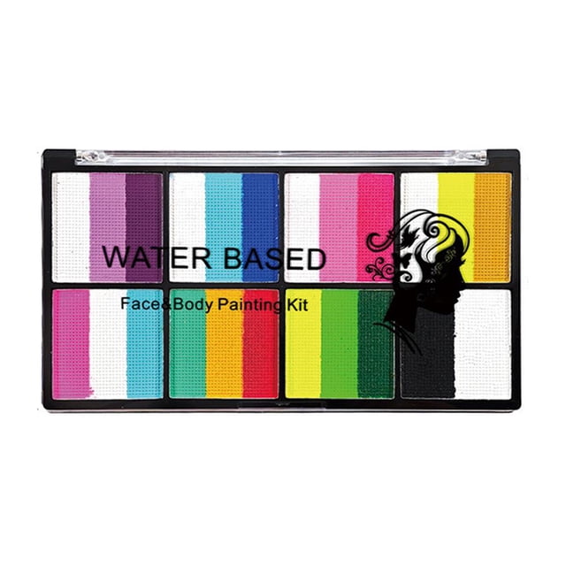 SharkTRUE Face Painting Paint Tool Set Face Paint Body Water-soluble Paint Painting Face Pd