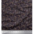 thumbnail image 1 of Soimoi Velvet Fabric Floral & Paisley Decor Fabric Printed Yard 58 Inch Wide, 1 of 3