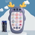 thumbnail image 1 of Interactive Musical Toy Phone for Toddlers 6-12 Months - Smart Early Education Plaything with Realistic Design, Battery Operated, Enhances Cognitive & Hand-Eye Coordination Skills, Ideal for Boys &, 1 of 6