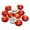 Red, variant on 100 Flatback Acrylic Faceted Round Sewing Rhinestone Gems 16mm Sew on beads-Mixed Color