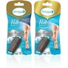 Amope Pedi Perfect Refill Kit With Regular Coarse (2cnt) and Extra Coarse (2cnt) Roller Heads, For The Perfect Pedicure