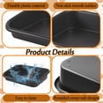 thumbnail image 4 of Caja de arena para gatos Artuxer Low Entry, extra grande, tamaño x3, gris oscuro, 4 of 7