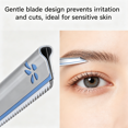thumbnail image 5 of EXLEAF 2026 New 5 Pcs Eyebrow Razor Anti-Slip Handle Eyebrow Trimmer Easy Grip Beginner Friendly Womens Face Shavers for Eyebrows Face Blue, 5 of 5