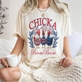 thumbnail image 4 of Chicka Boom Boom T-Shirt – Funny Patriotic Chicken Graphic Tee – 4th of July Farm Animal Shirt for Women, Girls, Country Life & Independence Day Celebrations, 4 of 7