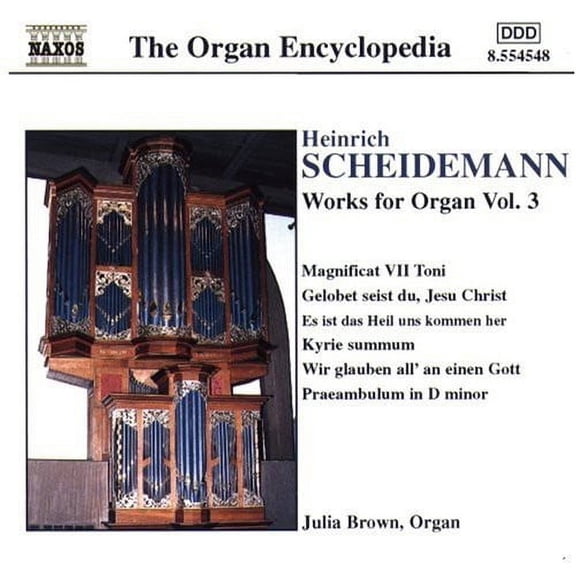 Julia Brown - Works for Organ 3 - Music & Performance - CD