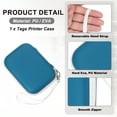 thumbnail image 3 of Uxcell Label Maker Case for D30 D35 M02 Label Maker Machine, EVA Travel Label Printer Case for Sticker Storage Holder Tape Paper Roll, Blue, 3 of 7