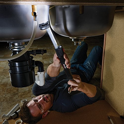 Ridgid basin wrench with cheap light