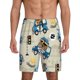 thumbnail image 1 of Fotbe Animals Driving Police Car Pantalones Cortos de Pijama para Hombre, Ropa de Dormir, Pantalones de Pijama Cortos para Hombre-Medium, 1 of 6