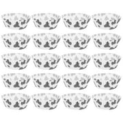 Greenadscape 200Pcs Small Dessert Cups Paper Baking Cups For Baby Shower Wedding Cake Decoration 5.5X0.98X1In