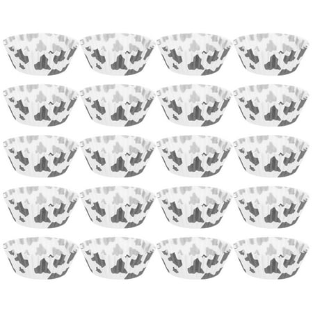 Greenadscape 200Pcs Small Dessert Cups Paper Baking Cups For Baby Shower Wedding Cake Decoration 5.5X0.98X1In