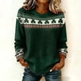 thumbnail image 3 of St. Patrick's Day Women Hoodie Sweatshirt, Casual Long Sleeve Green Pullover with Irish Shamrock Print, Fashion Hooded Top for Spring and Fall, 3 of 5