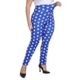 thumbnail image 5 of HDE Womens Plus Size Graphic Leggings Halloween Costume Tights Superhero Patriotic Stars 3X, 5 of 6