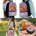thumbnail image 2 of Jeiento Highland Cow School Backpack for Girls 4-6 6-8 Kids Bookbag with Lunch Box 3Pcs Set Elementary School bag Lunch Bag Pencil Case Boys Mushroom Preschool Back Packs Satchel Purple, 2 of 7