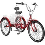 Red with Backrest