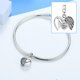 thumbnail image 5 of Colgante colgante Beads 925 Sterling for Bracelet Family Dad Claro Hugo colgante de abalorios, 5 of 7