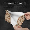 thumbnail image 3 of Goofa Cartoon Squirrel Pattern Triangle Square Tissue Box Cover, Modern PVC Leathe Facial Paper Holder,Decorative Holder/Organizer for Bathroom Vanity Countertop, 3 of 9