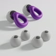 thumbnail image 3 of HUAK 2sets Super Soft Recomable Ear Plugs Hearing Protection for Sleep, Work- 6 Ear Tips in S/M/L for Noise Reduction, 3 of 6