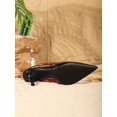 thumbnail image 4 of On feet& in love Women's Pointed Toe Slingback Stiletto High Heel Pumps, Elegant Slip On Back Strap Dress Heels for Wedding Party Formal Occasions, 4 of 6