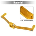 thumbnail image 6 of 11mm Universal Motorcycle Dual Way Gear Shift Lever Footrest Pedal Shifter Adapt Refit Accessories 50cc-160cc Gold Tone, 6 of 6