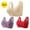 3# Red cheap stuff under 5 dollars, variant on Dyegold 3PC Best Bras For Women Flash Comfort Full Coverage Everyday Wear Wireless Wirefree Solid Ladies Bralettes Seamless Front-Close Stretch Sports Bra Casual Bralette Bra Plus Size Bras