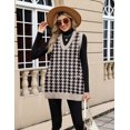 thumbnail image 6 of Zeagoo Women's Sweater Vest Oversized Sleeveless V Neck Pullovers with Pocket Knitted Fall Trendy, 6 of 6