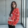 thumbnail image 2 of COEQINE Sweatshirts Pullover Women's Hoodies Oversized Tops Long Sleeves Crewneck Fit Soft Loose Lightweight Fashion Y2K Axolotl and Christmas Tree Hooded Sweatshirt Outfits Clothes, 2XL, 2 of 7