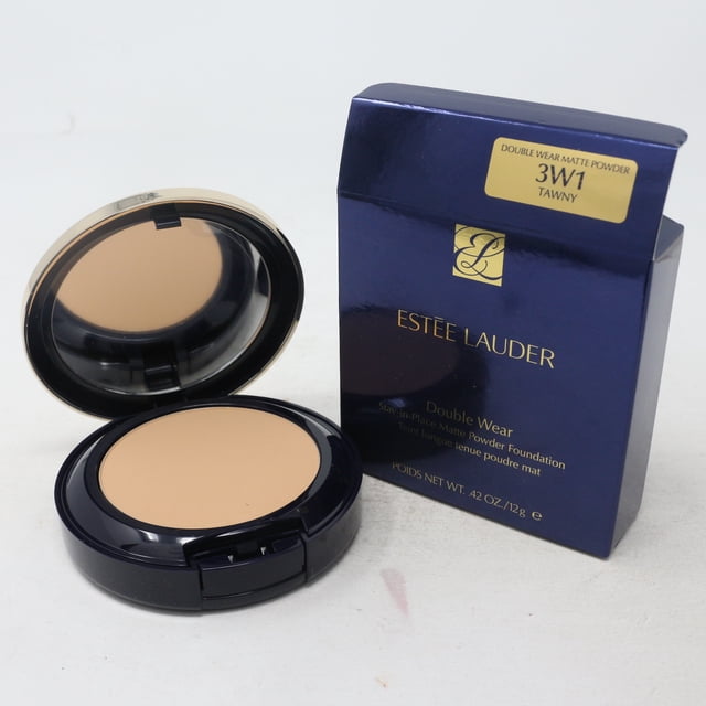 Estee Lauder Double Wear Stay-In-In Place Matte Powder Foundation 3W1 Tawny