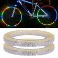 thumbnail image 2 of Sunxin Luminous Safety Equipment, Wheel Body Stickers, Reflective Stickers, White2Pc Luminous Equipment Stickers Bicycle Motorcycle Wheel Stickers Bicycle Reflective Stickers, 2 of 9