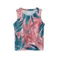 thumbnail image 4 of Grblisyd Girls Tank Tops Tropical Sleeveless Undershirts Crew Neck Casual Summer T-Shirt Kids Cute Cami Tanks 10-12 Years, 4 of 5