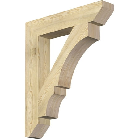 

Ekena Millwork 6 W x 34 D x 40 H Balboa Slat Rough Sawn Bracket Douglas Fir