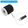 thumbnail image 2 of Uxcell 0.8mm 54 Yards Elastic String Cord Elastic Thread Beading String Cord, Black, 2 of 5