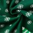 thumbnail image 7 of IVEYRTF Kids Christmas Sweater Fall Winter Warm Fashion Round Neck Cute Christmas Cartoon Snowman Knitwear Sweater Christmas Gifts Clothes for Boys Girls 3-8 Years(Green,7 Years), 7 of 7